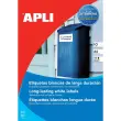 Etiquettes polyester laser / Copieur 63,5 x 33,9 mm 20 feuillesles - Apli photo du produit