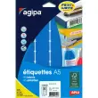 Etiquettes bleu multi-usage 24 x 33,5 mm 10 feuilles photo du produit