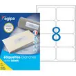 Etiquettes blanches opaques 99,1 x 67,7 mm 100 feuilles photo du produit