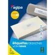 Etiquettes blanches permanentes 70,0x37,0 mm 25 feuilles photo du produit