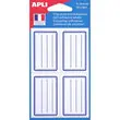 32 Etiquettes scolaires - 36 x 56 mm - APLI photo du produit