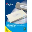 Etiquettes blanches permanentes 99,1 x 139,0 mm 25 feuilles photo du produit