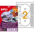 Poch. 20 étiquettes CD/DVD Photo glossy photo du produit