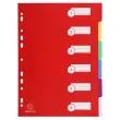 Intercalaire A4 PP 30/100 6 positions photo du produit