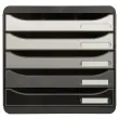 BIG-BOX PLUS noir/nuances de gris glossy - Exacompta photo du produit