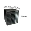 MODULO A4+ 10 tiroirs ECOBlack noir photo du produit