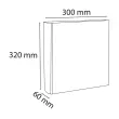 C.L Remborde PP D50 KREA COVER Blanc - Exacompta photo du produit