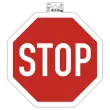 Panneau adhesif Stop 30cm photo du produit