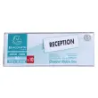 Lot de 10 porte-noms 150x55mm (A6 plier) photo du produit
