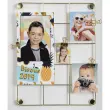 Tableau photo metal 217x281mm dore photo du produit
