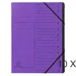 Trieur - 12 compartiments - Violet - EXACOMPTA photo du produit
