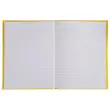 Carnet Iderama lign&eacute; - 22 x 17 cm - 192 pages - Jaune - FSC&reg; - Exacompta photo du produit