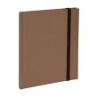 Carnet Nature lign&eacute; - 22 x 17 cm - 192 pages - Brun - FSC&reg; - Exacompta photo du produit