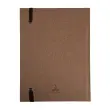 Carnet Nature lign&eacute; - 22 x 17 cm - 192 pages - Brun - FSC&reg; - Exacompta photo du produit