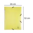 Chem.3rbts elas PP A4 Chrom Pastel Jaune photo du produit