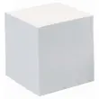 BLOC CUBE Papier blanc par 20 photo du produit