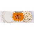 Paquet de 50 &eacute;clat&eacute;s fluo 12 x 16 cm 780 g/m&sup2; - Jaune/orange - Apli photo du produit