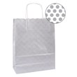 Paq 50 sacs 25x11x31 kraft argent photo du produit