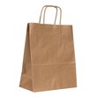 Paq 50 sacs 18x8x21 kraft brun photo du produit