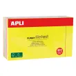 Notes adhésives Funny 4 couleurs fluo - 125 x 75 mm - bloc de 400 feuilles - Apli photo du produit