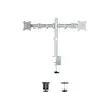 NEWSTAR Flat Desk Mount 2 screens Silver photo du produit