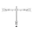 NEWSTAR Flat Desk Mount 2 screens Silver photo du produit