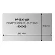 PORT Privacy Screen protector 2D 15,6pcs photo du produit