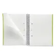 Notebook Be Eco Recyclé A5 Quadri. 5x5mm 80feuil. Olive photo du produit
