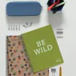 Notebook Be Eco Recyclé A5 Quadri. 5x5mm 80feuil. Olive photo du produit