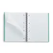 Notebook Eco Emotions Recycl&eacute; A4 Quadrill&eacute; 5 x 5 mm 80 feuilles Menthe - Miquel Rius photo du produit