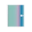 Notebook Aurora Souple A4 Ligné 7mm 120feuil. 4coul. Santorini photo du produit
