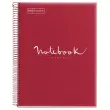 Notebook Emotions Souple A4 S&eacute;y&egrave;s 80feuil. Rouge photo du produit