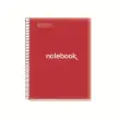 Notebook Emotions Souple A4 S&eacute;y&egrave;s 80feuil. Rouge photo du produit