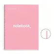 Notebook Emotions Rigide A5 Pointillé 80feuil. Rose photo du produit