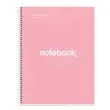 Notebook Emotions Rigide A5 Pointillé 80feuil. Rose photo du produit