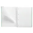 Notebook Emotions Rigide A4 Quadri. 5x5mm 80feuil. Menthe photo du produit