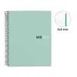 Notebook The Original Rigide A5 Quadri. 5x5mm 80feuil. Aqua photo du produit