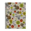 Cahier spirales papier recyclé - A4 - Ligné 7mm - 120 feuilles photo du produit