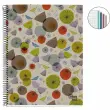 Notebook Eco Design Recycl&eacute; A5 Quadri. 5x5mm 120feuil. 4coul. Birds photo du produit