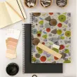 Notebook Eco Design Recycl&eacute; A5 Lign&eacute; 7mm 120feuil. 4coul. Birds photo du produit