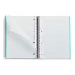 Notebook Eco Emotions Recyclé A4 Quadri. 5x5mm 80feuil. Bleu photo du produit