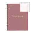 Notebook Eco Emotions Recyclé A4 Quadrillé 5 x 5 mm 80 feuilles Rose - Miquel Rius photo du produit
