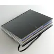 Notebook The Original Souple A5 Quadri. 5x5mm 120feuil. 2coul. Noir photo du produit