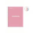 Notebook Emotions Souple A5 Quadrill&eacute; 5 x 5 mm 120 feuilles 5 couleurs Rose - Miquel Rius photo du produit