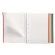 Notebook Emotions Rigide A4 Quadrill&eacute; 5 x 5 mm 120 feuilles 5 couleurs Rouge - Miquel Rius photo du produit