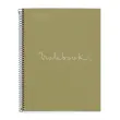Notebook Eco Emotions Recyclé A4 Ligné 7 mm 80 feuilles Vert - Miquel Rius photo du produit