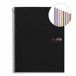 Notebook The Original Souple A4 Quadrillé 5 x 5 mm 200 feuilles 8 couleurs Noir - Miquel Rius photo du produit