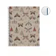 Notebook Eco Design Recyclé A5 Quadri. 5x5mm 80feuil. Butterfly photo du produit