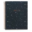 Notebook Lifestyle Rigide A5 Quadri. 5x5mm 120feuil. 4coul. Thoughts photo du produit