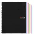 Notebook The Original Souple A4 Quadrillé 5 x 5 mm 150 feuilles 6 couleurs Noir - Miquel Rius photo du produit
